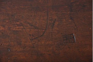 アンティーク家具　イギリスアンティーク　古い学校の作業台(1)