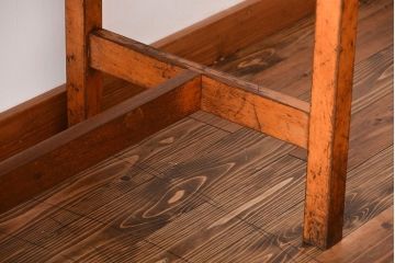 アンティーク家具　イギリスアンティーク　古い学校の作業台(1)