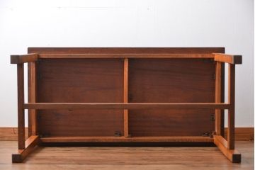 アンティーク家具　イギリスアンティーク　古い学校の作業台(1)