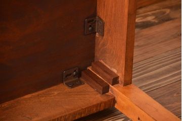 アンティーク家具　イギリスアンティーク　古い学校の作業台(1)