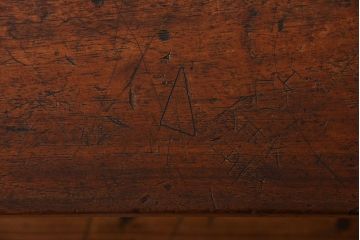 アンティーク家具　イギリスアンティーク　古い学校の作業台(2)