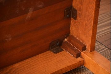 アンティーク家具　イギリスアンティーク　古い学校の作業台(2)