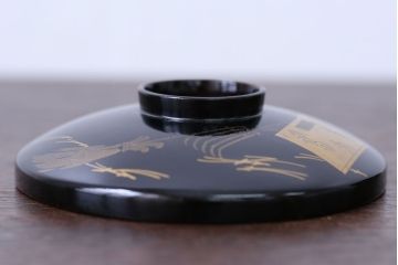 大正〜昭和初期 古い蒔絵の木製お椀 10客(漆器)　