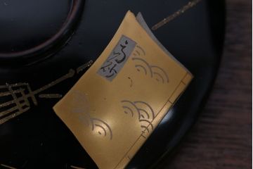 大正〜昭和初期 古い蒔絵の木製お椀 10客(漆器)　