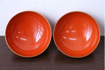大正〜昭和初期 古い蒔絵の木製お椀 20客(漆器)　