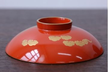 大正〜昭和初期 古い蒔絵の木製お椀 20客(漆器)　
