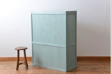 アンティーク家具　アンティークペイント　シャビーなチェスト