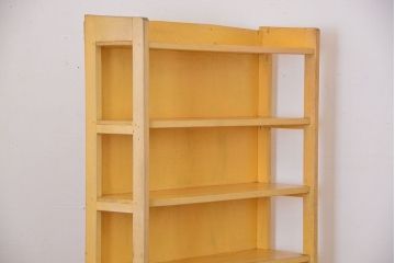 アンティーク家具　アンティーク　古いペンキの本棚(1)