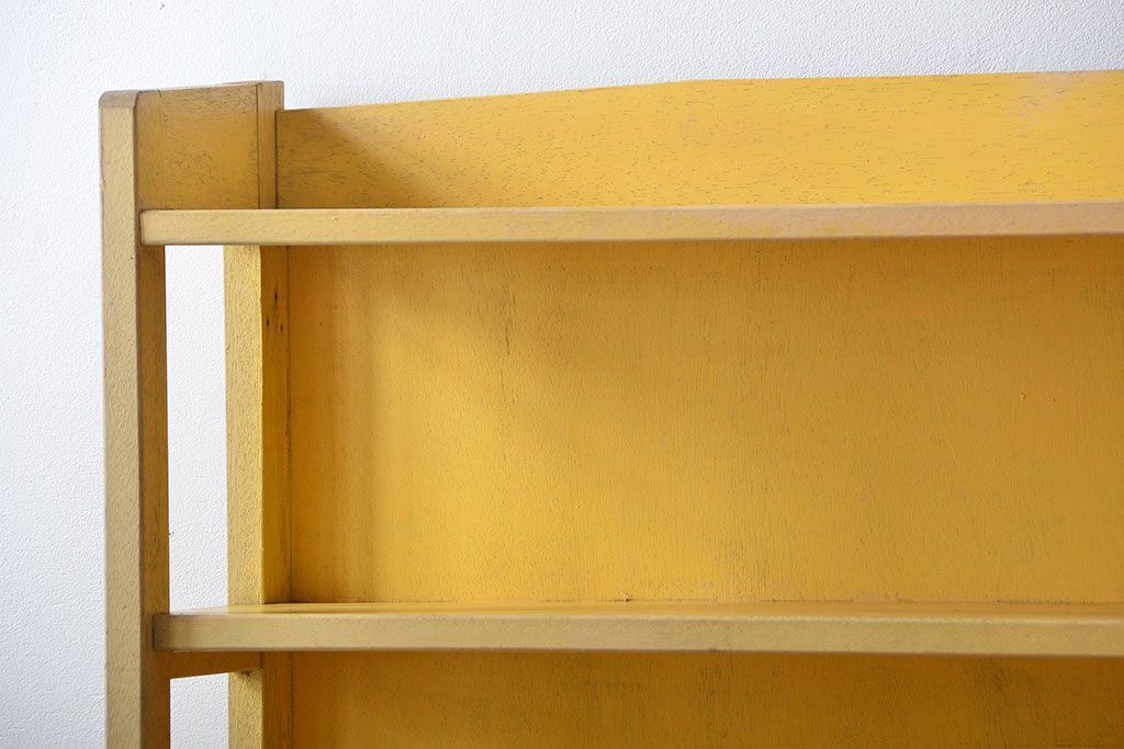 アンティーク家具　アンティーク　古いペンキの本棚(1)