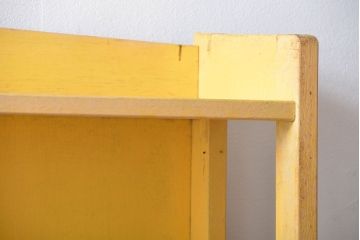 アンティーク家具　アンティーク　古いペンキの本棚(1)