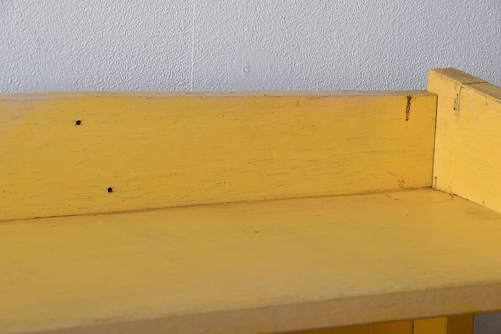 アンティーク家具　アンティーク　古いペンキの本棚(1)