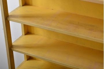 アンティーク家具　アンティーク　古いペンキの本棚(1)
