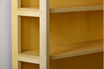 アンティーク家具　アンティーク　古いペンキの本棚(1)