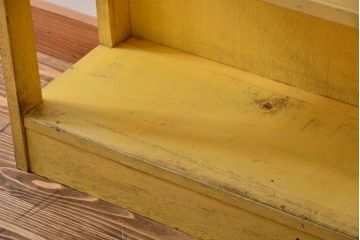 アンティーク家具　アンティーク　古いペンキの本棚(1)