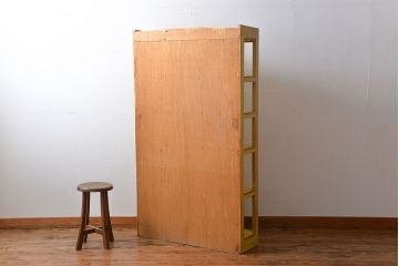 アンティーク家具　アンティーク　古いペンキの本棚(1)