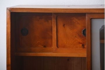 アンティーク家具　古民具・骨董　変わり型!茶箪笥