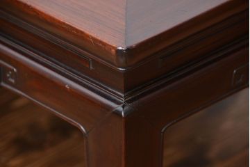 アンティーク家具　時代唐物　重厚な紫檀材座卓
