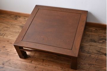 アンティーク家具　古民具・骨董　木目が細かい座卓