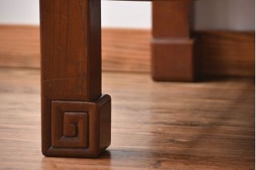 アンティーク家具　古民具・骨董　木目が細かい座卓