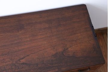 アンティーク家具　古民具・骨董　変わり型総桐箪笥