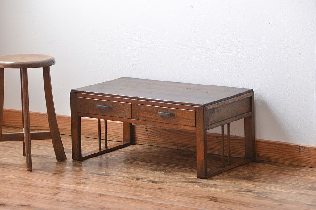 レトロ家具　昭和レトロ　小さな文机