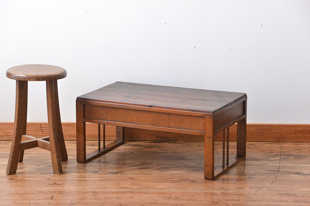 レトロ家具　昭和レトロ　小さな文机