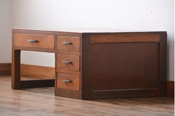 レトロ家具　 昭和レトロ　小さな片袖机