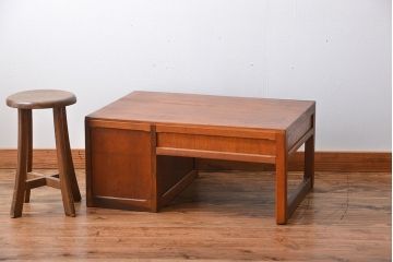 レトロ家具　 昭和レトロ　小さな片袖机