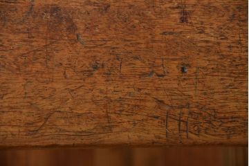 アンティーク家具　イギリスアンティーク　古い学校の作業台(3)