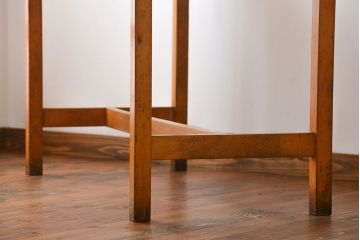 アンティーク家具　イギリスアンティーク　古い学校の作業台(3)