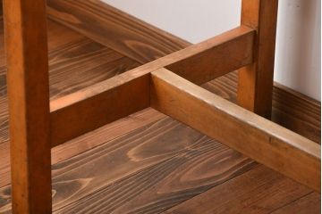 アンティーク家具　イギリスアンティーク　古い学校の作業台(3)