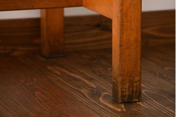 アンティーク家具　イギリスアンティーク　古い学校の作業台(3)