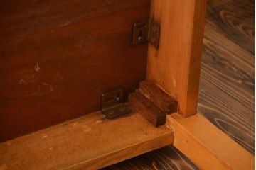 アンティーク家具　イギリスアンティーク　古い学校の作業台(3)