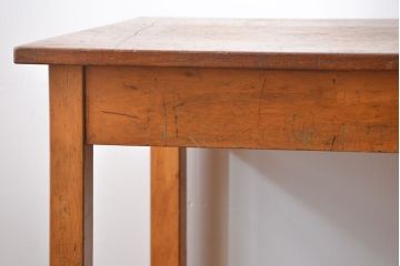 アンティーク家具　イギリスアンティーク　古い学校の作業台(4)