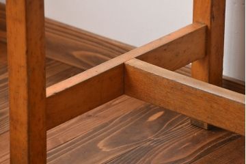 アンティーク家具　イギリスアンティーク　古い学校の作業台(4)