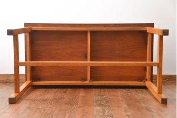 アンティーク家具　イギリスアンティーク　古い学校の作業台(4)