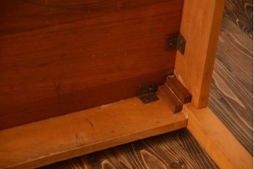 アンティーク家具　イギリスアンティーク　古い学校の作業台(4)