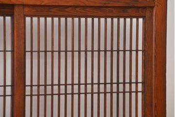 古民具・骨董　高級杉材の衝立