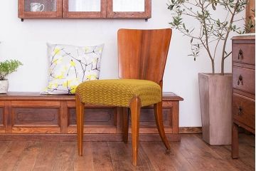 ヴィンテージ家具　イギリスビンテージ　ダイニングチェア2脚セット(2)