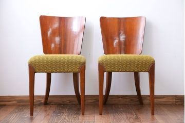 ヴィンテージ家具　イギリスビンテージ　ダイニングチェア2脚セット(2)
