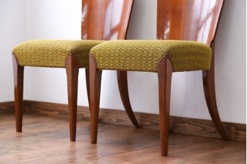 ヴィンテージ家具　イギリスビンテージ　ダイニングチェア2脚セット(2)