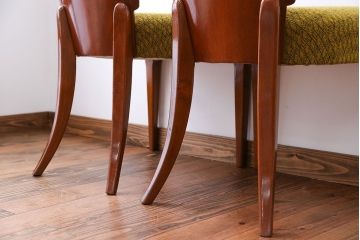 ヴィンテージ家具　イギリスビンテージ　ダイニングチェア2脚セット(2)