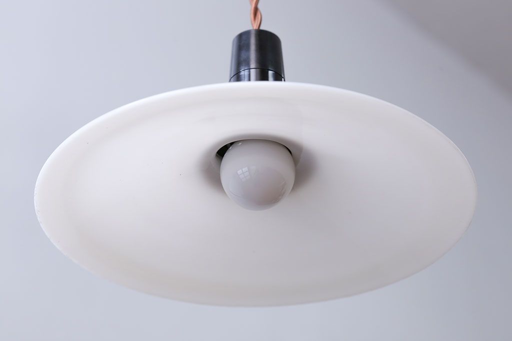 昭和レトロ　平笠天井照明