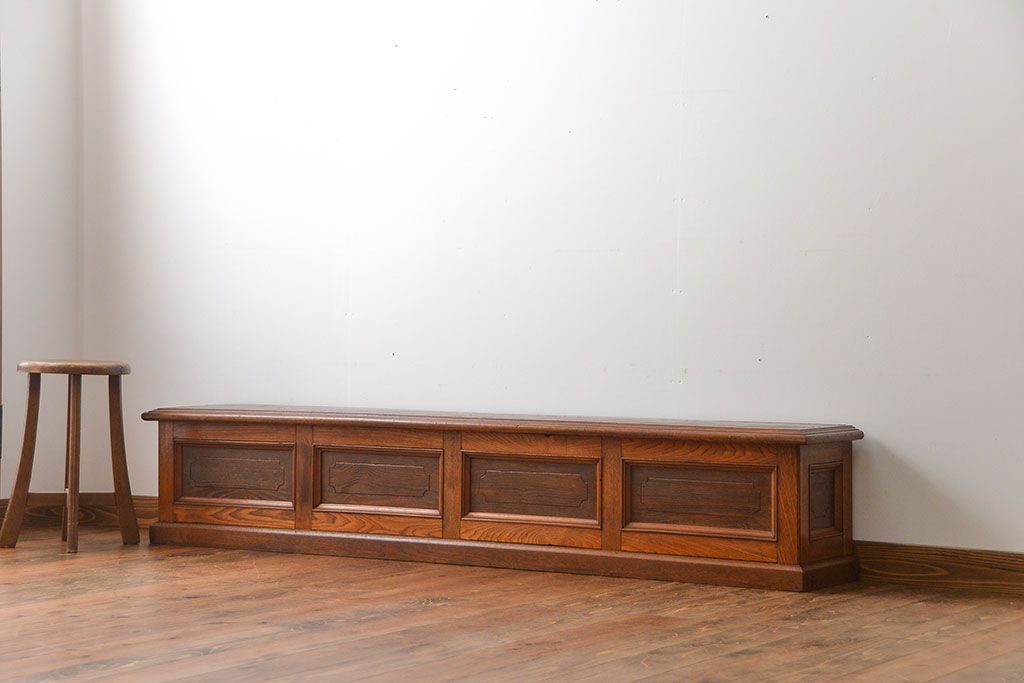 アンティーク家具　大正ロマン　お洒落なローボード