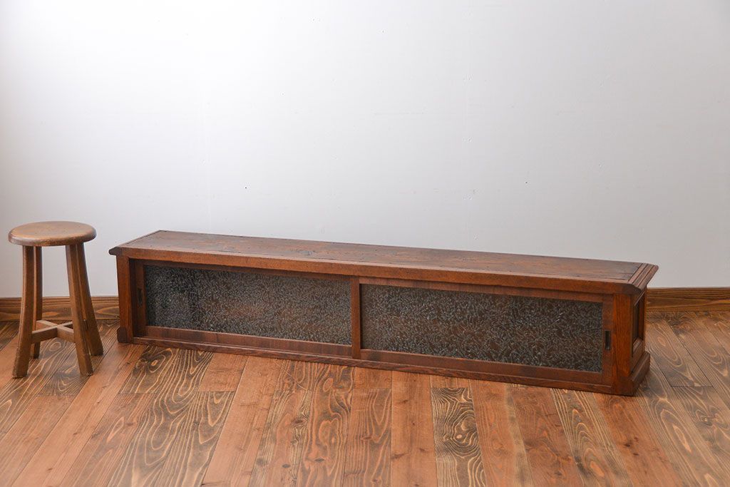 アンティーク家具　大正ロマン　お洒落なローボード