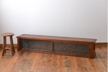 アンティーク家具　大正ロマン　お洒落なローボード