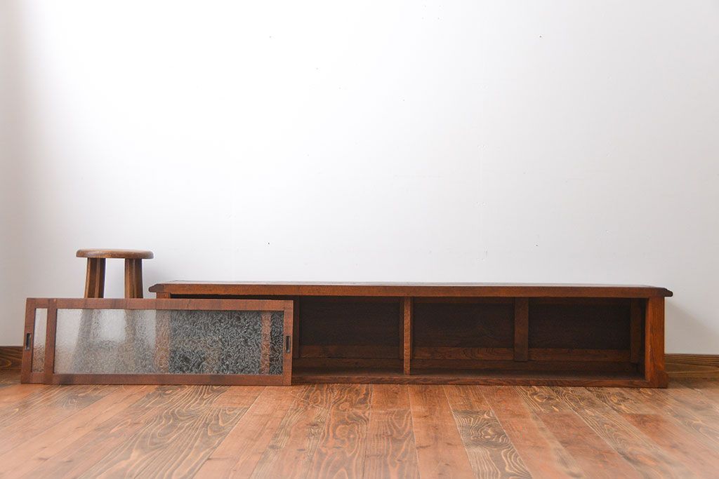 アンティーク家具　大正ロマン　お洒落なローボード