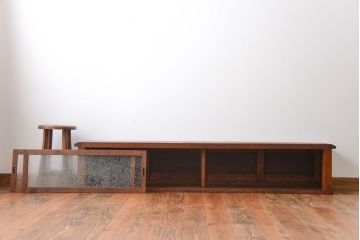 アンティーク家具　大正ロマン　お洒落なローボード