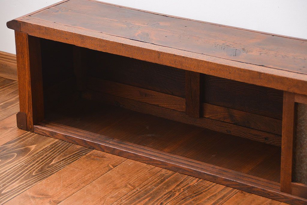 アンティーク家具　大正ロマン　お洒落なローボード