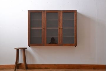 アンティーク家具　アンティーク　お洒落な壁掛けキャビネット